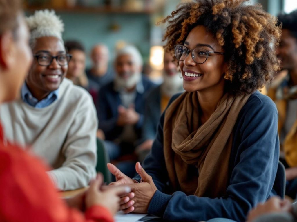 Cetățeni discutând despre schimbările legislative din 2024.