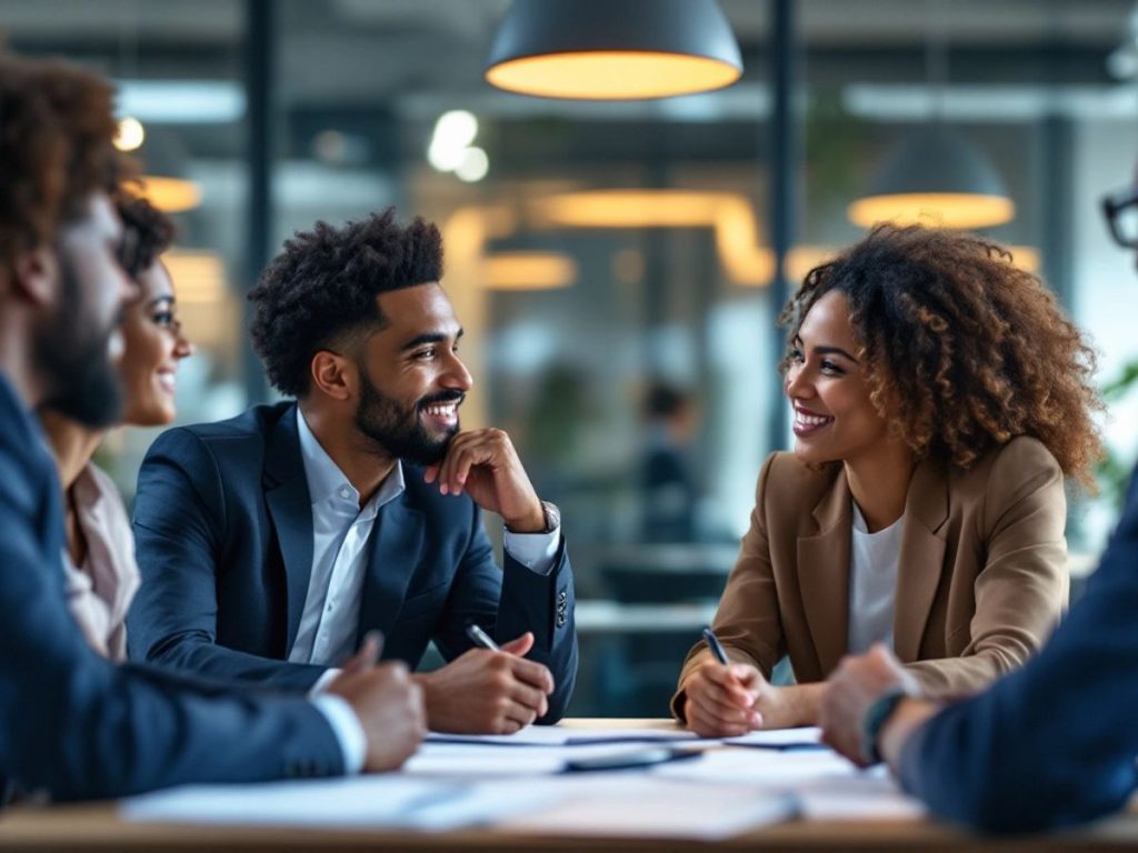 Întâlnire de afaceri cu documente legale