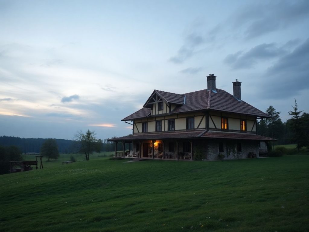 Casă tradițională românească, simbol al moștenirii.