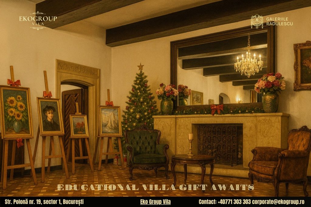 Cadouri de Crăciun copii: O vizită captivantă la expoziția „Crăciunul anilor ’30” de la Eko Group Vila, o experiență educativă și plină de farmec pentru cei mici