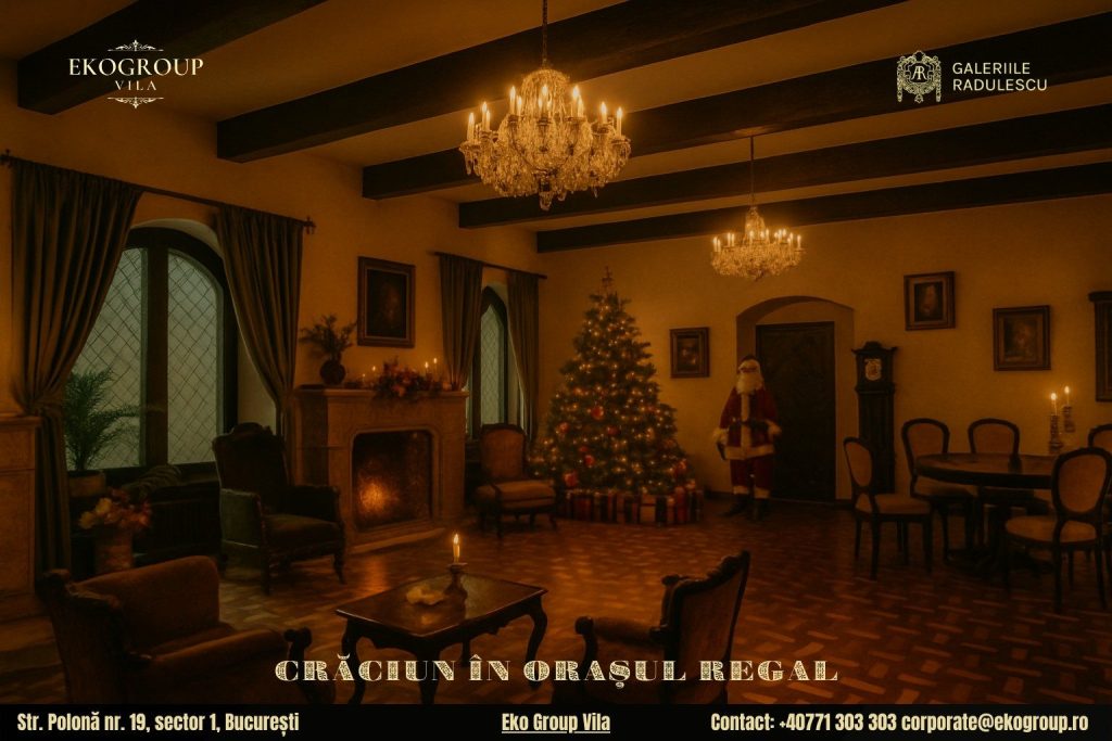 Evenimente de Crăciun București: O călătorie unică în timpul Crăciunului anilor ’30 la Eko Group Vila